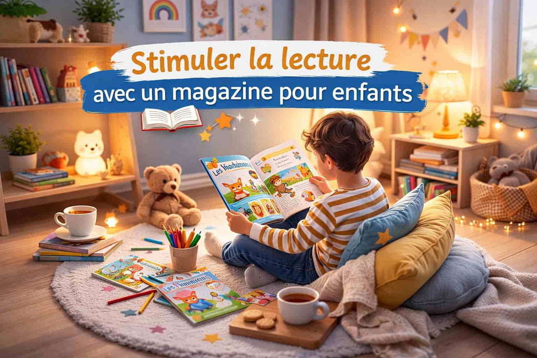 Stimuler la lecture avec un magazine pour enfants