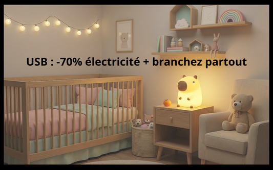 USB : -70% électricité + branchez partout