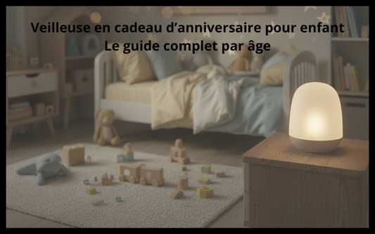 Veilleuse cadeau anniversaire enfant