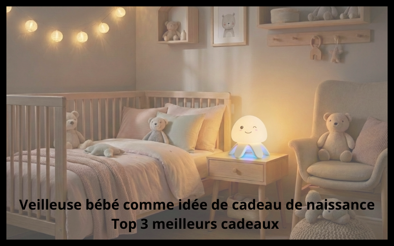 Veilleuse bébé comme idée cadeau de naissance