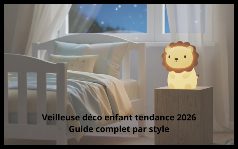 Veilleuse déco enfant tendance 2026 : guide complet par style