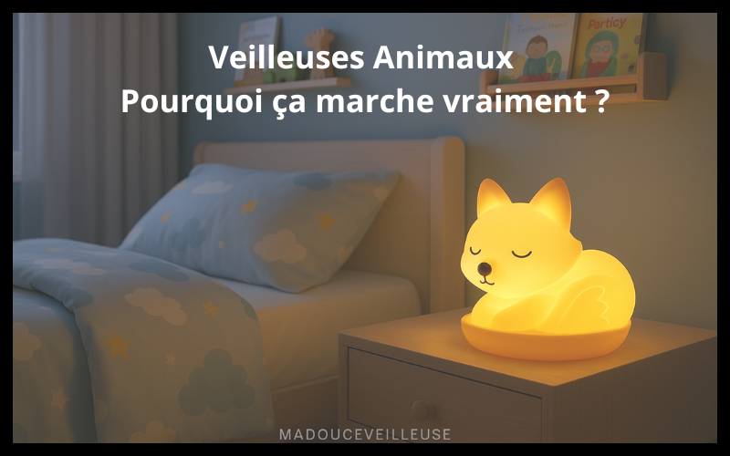 Veilleuses animaux : compagnons lumineux qui chassent la peur nocturne.