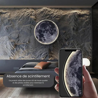 Applique lune LED blanc chaud ambiance cosy MaDouceVeilleuse