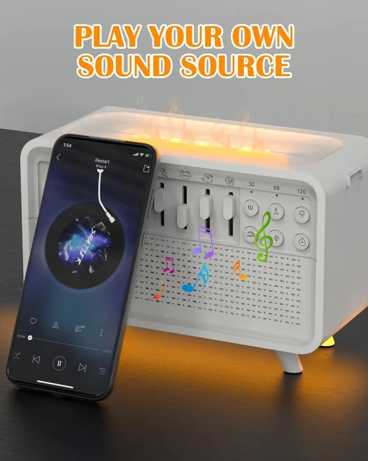 Diffuseur ultrasonique avec lumière et musique