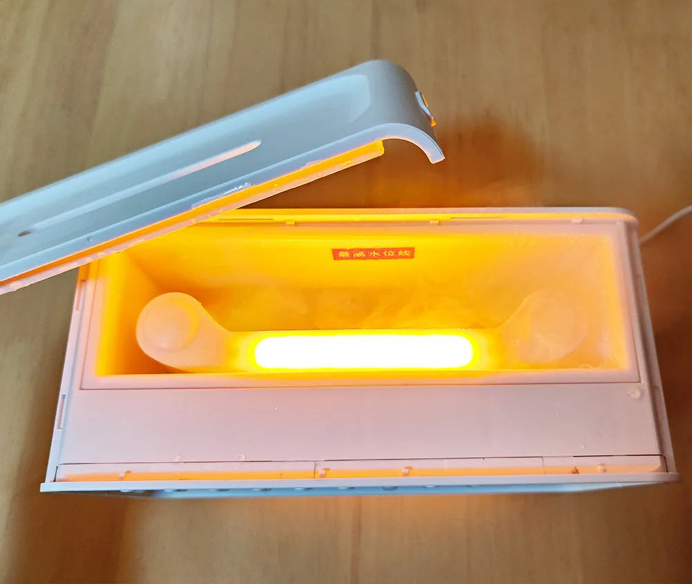 Humidificateur Bruit Blanc 3 En 1 Avec Lumière Nocturne - Diffuseur Et Machine à Sons 8 Ambiances