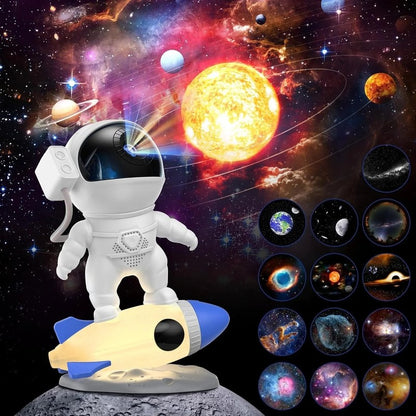 Lampe astronaute projection galaxie CosmoSleep MaDouceVeilleuse