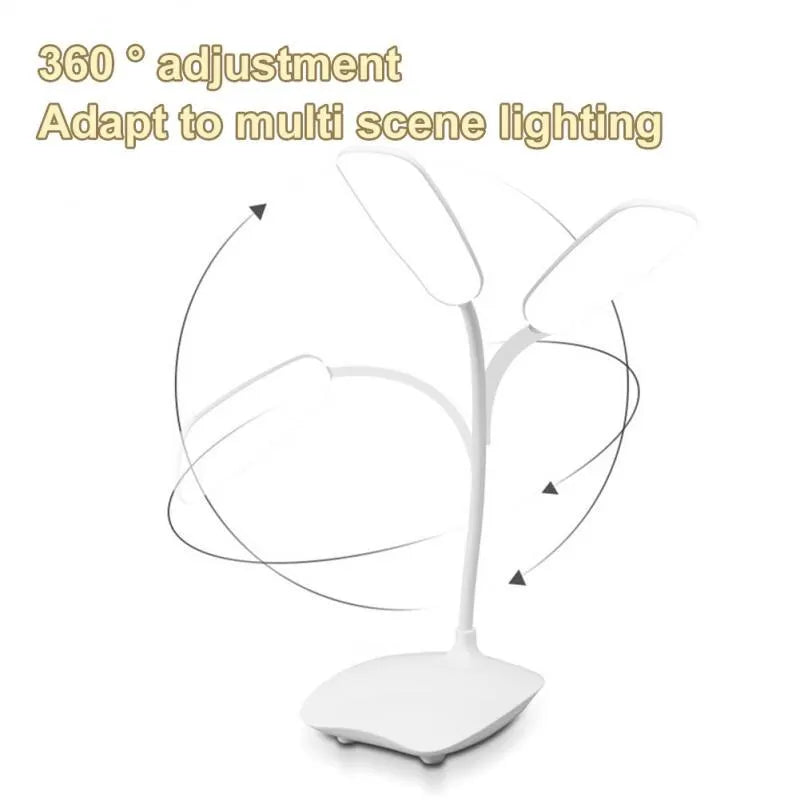 Lampe bureau DeskGlow vue de profil design epure MaDouceVeilleuse