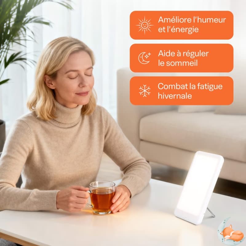 Lampe luminothérapie LumiRise 10 000 lux