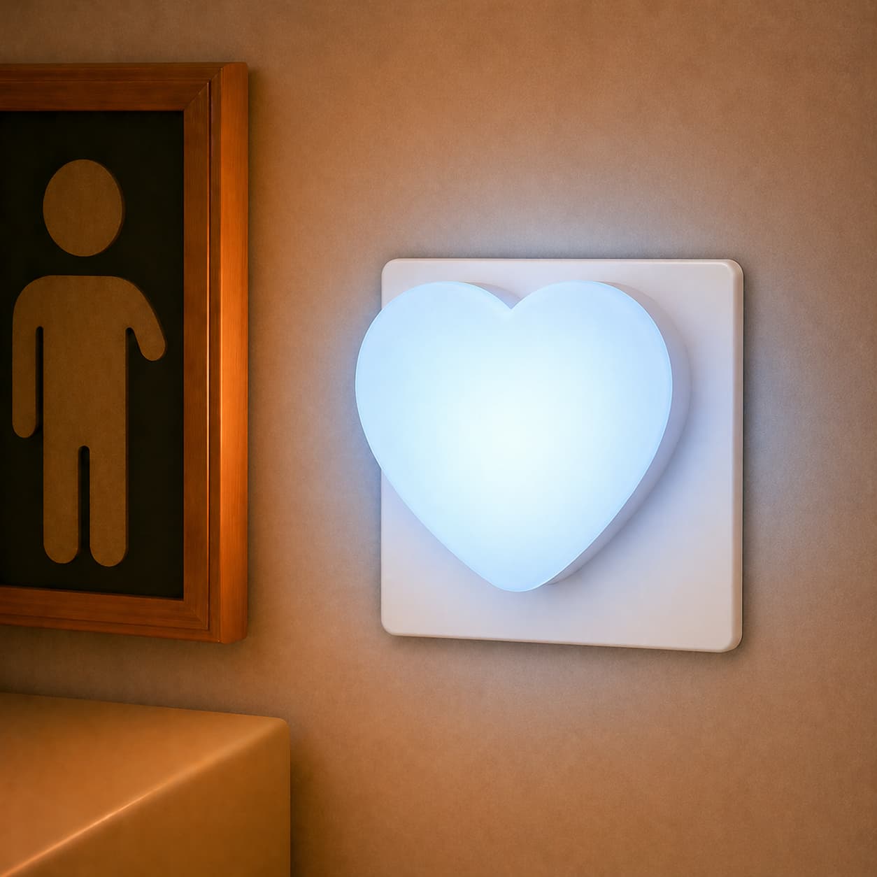 Veilleuse coeur sur prise - HeartPlug