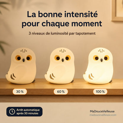 Veilleuse chouette en silicone - OwlLight