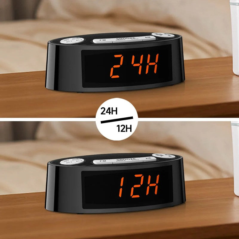 Bouton snooze reveil radio numerique SnoozeRise MaDouceVeilleuse