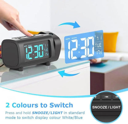 Reveil projecteur ado mode week-end radio FM MaDouceVeilleuse
