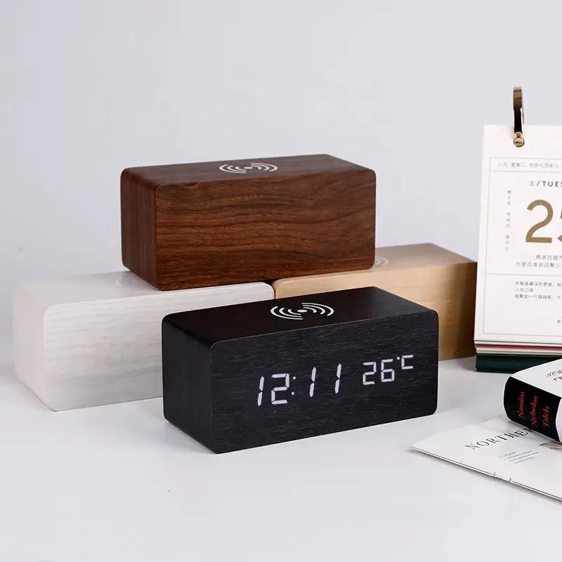 Reveil ChargeWoodRise luminosite automatique ambiance chambre MaDouceVeilleuse
