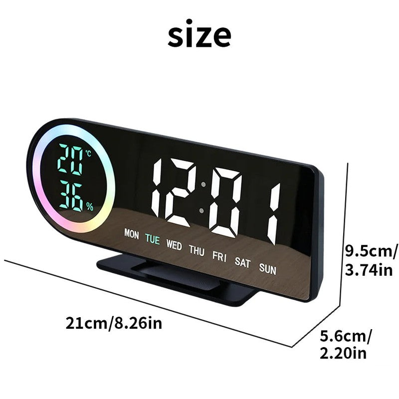 LumiClock reveil numerique luminosite reglable nuit MaDouceVeilleuse