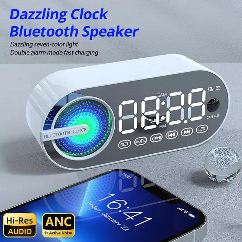 Reveil radio USB Bluetooth BoundRise affichage LED MaDouceVeilleuse