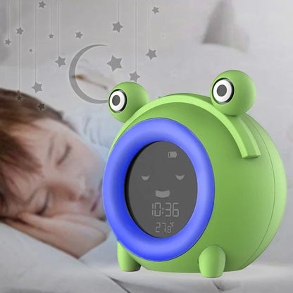 LumiFrog repere jour nuit enfant 2 ans veilleuse grenouille MaDouceVeilleuse