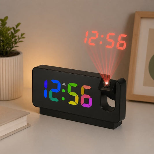 Projection heure plafond reveil NoctaBeam MaDouceVeilleuse