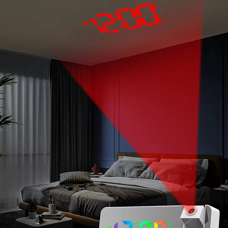 Reveil LED temperature date heure MaDouceVeilleuse