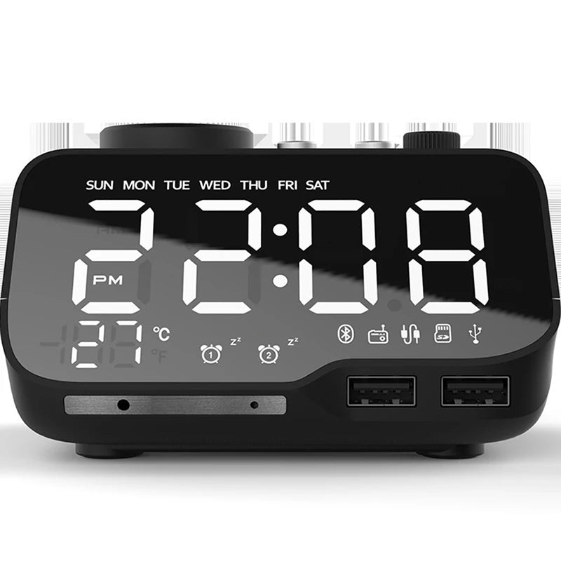 Reveil LED Bluetooth BeatRise affichage temperature MaDouceVeilleuse