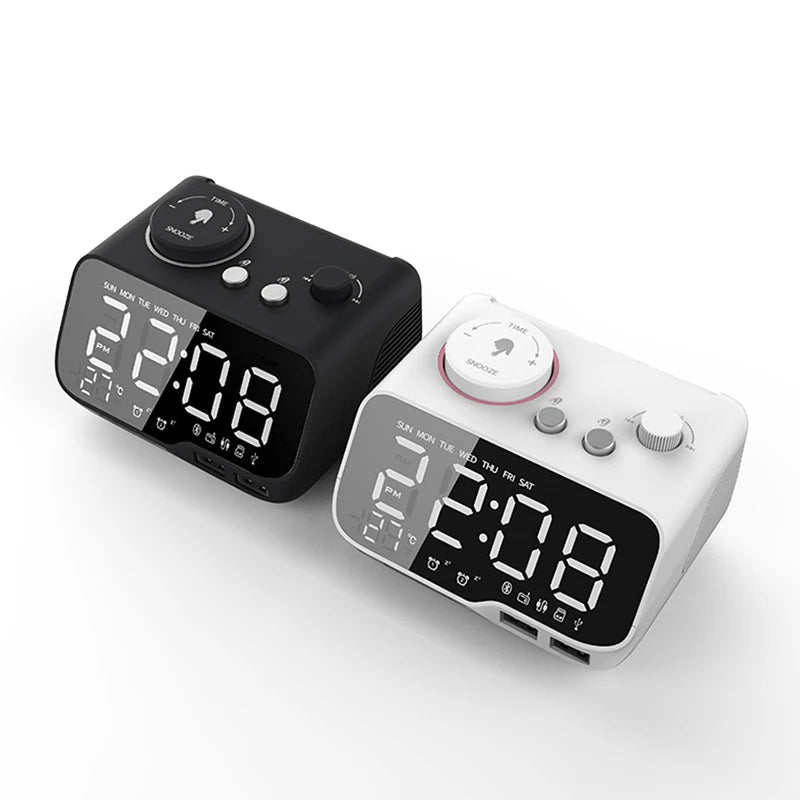Reveil alarme LED connecte BeatRise port USB MaDouceVeilleuse