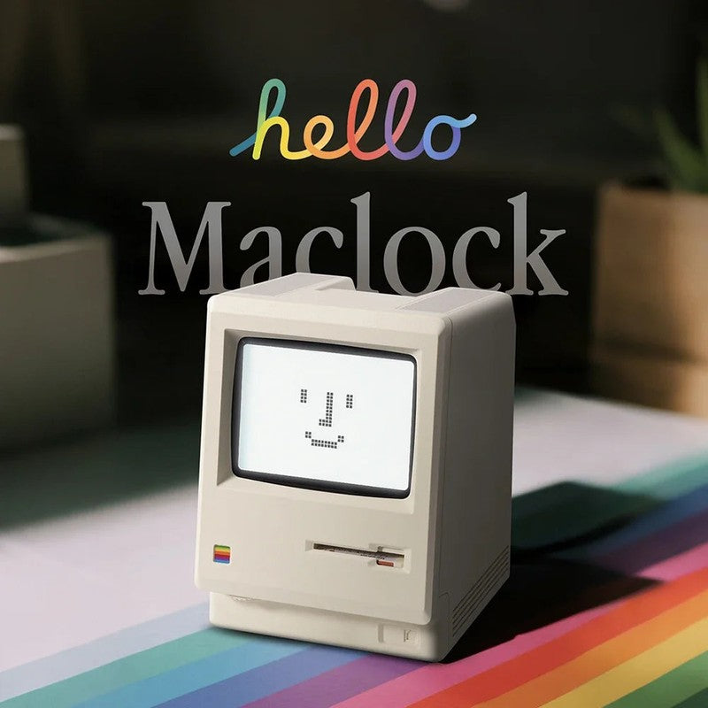 Reveil retro bureau Maclock RetroRise design vintage MaDouceVeilleuse