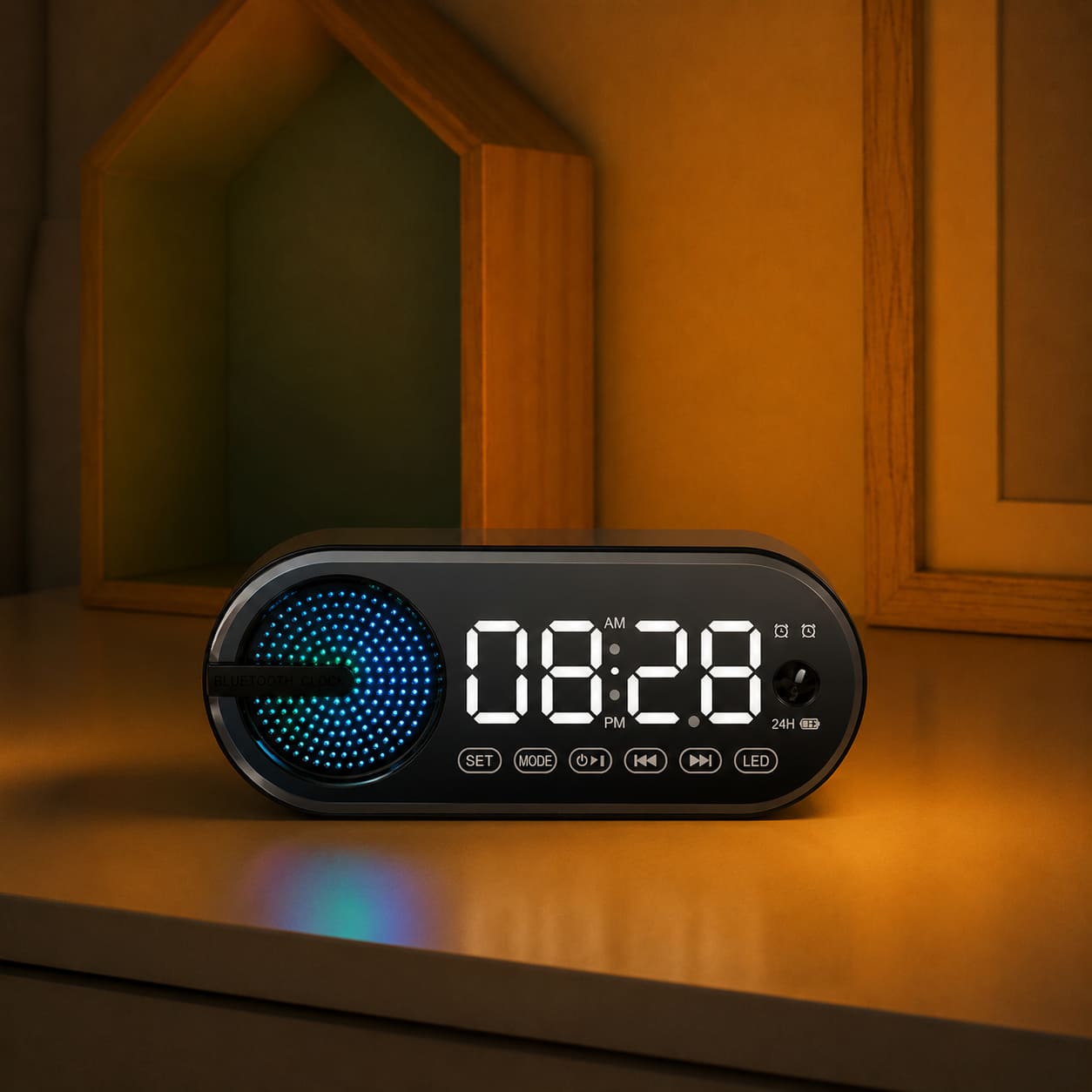 Réveil Radio USB et Bluetooth - BoundRise