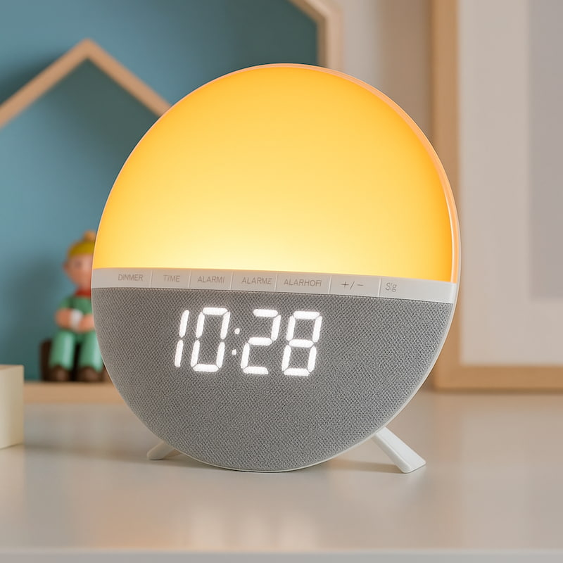 Réveil simulateur d'aube enfant | LumiAube