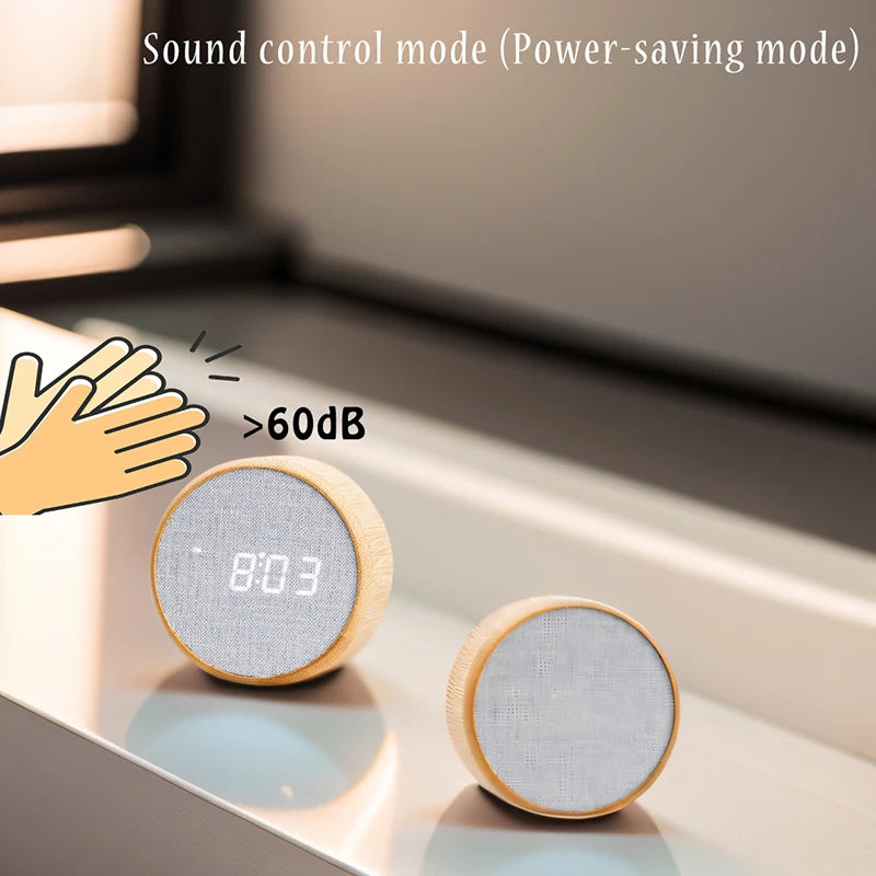 Réveil en bambou - ZenRise