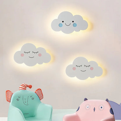 Applique murale nuage bleu chambre bebe Madouceveilleuse