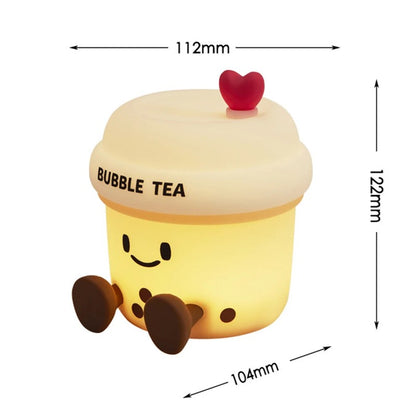 Veilleuse silicone rechargeable USB bubble tea MaDouceVeilleuse