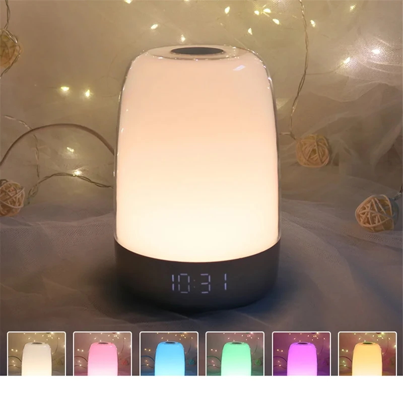 Veilleuse reveil bruit blanc ZenRise lumiere doree MaDouceVeilleuse
