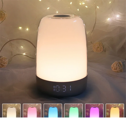 Veilleuse reveil bruit blanc ZenRise lumiere doree MaDouceVeilleuse
