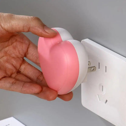 Veilleuse cœur prise chambre enfant lumiere chaude MaDouceVeilleuse