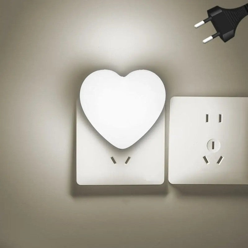 Veilleuse LED cœur compacte design decoratif MaDouceVeilleuse