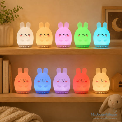 Veilleuse lapin bruit blanc compacte voyage MaDouceVeilleuse