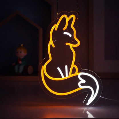 Veilleuse néon renard - FoxGlow
