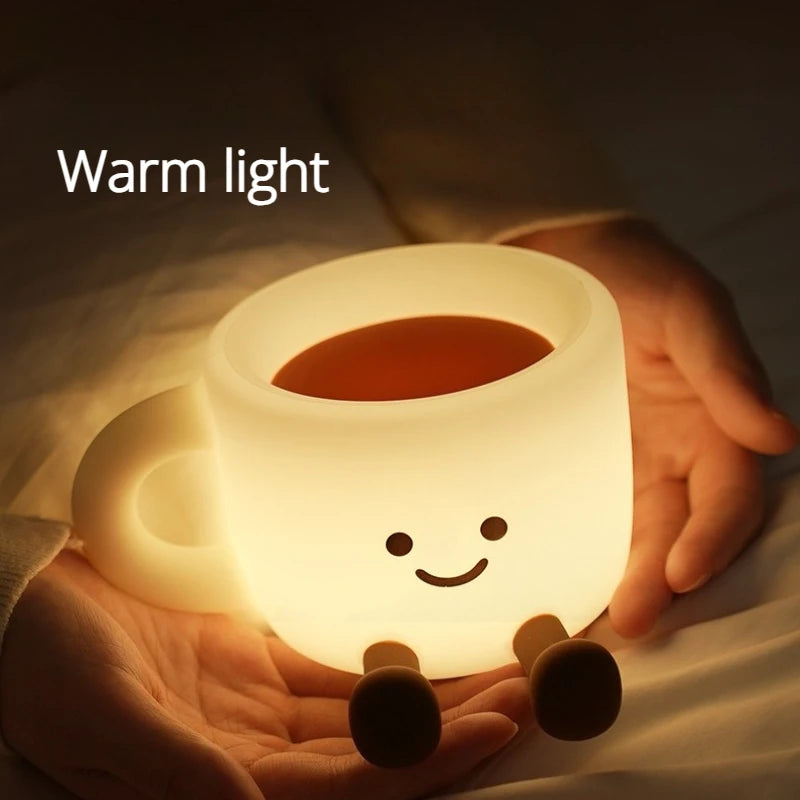 Veilleuse tasse cafe lumiere coloree chambre MaDouceVeilleuse
