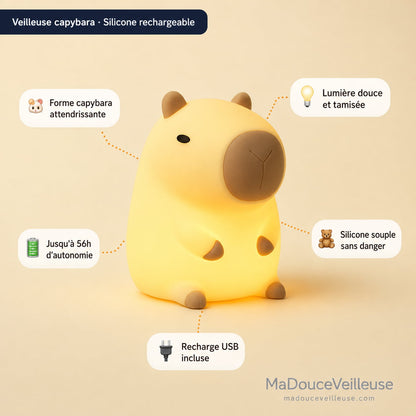 Veilleuse Capybara | CapiZen