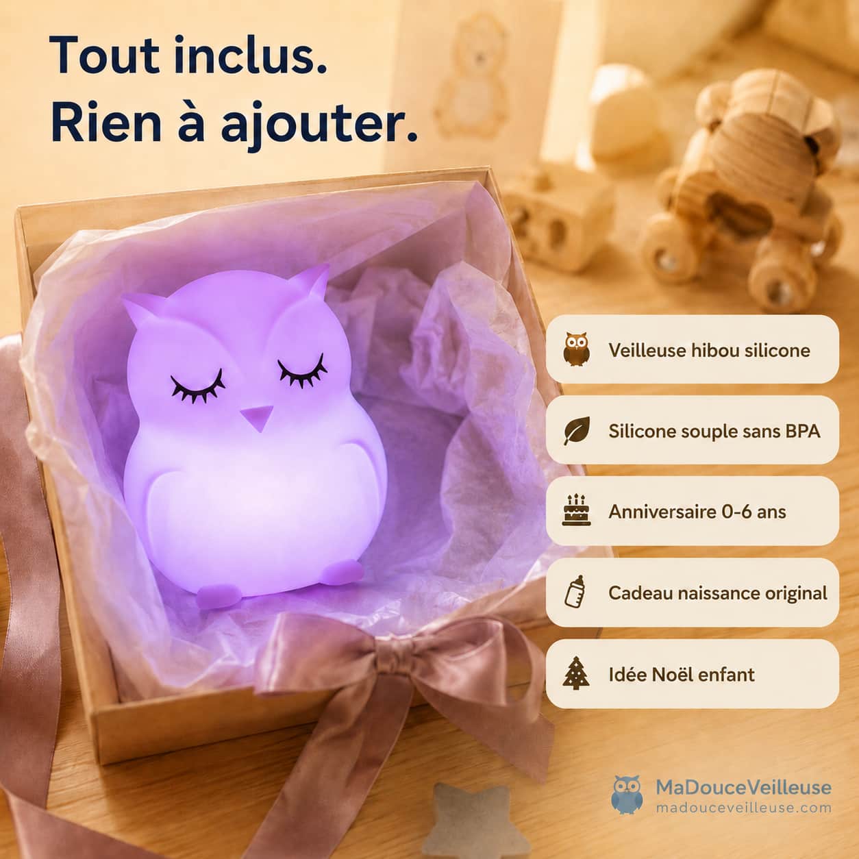 Veilleuse hibou - OwlGlow
