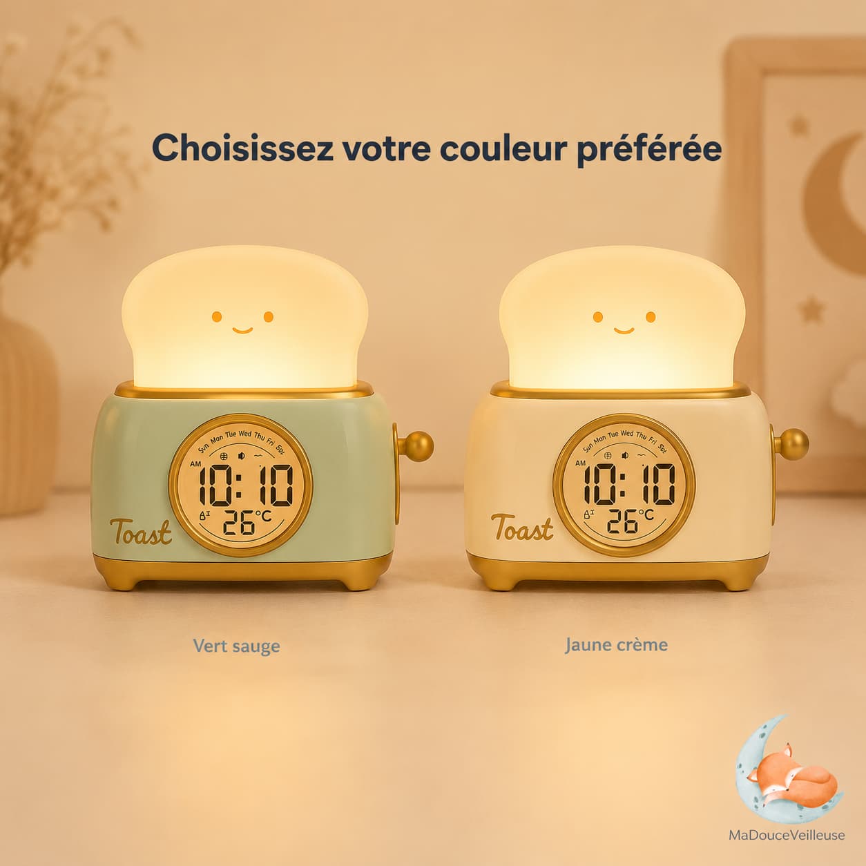 Veilleuse grille pain - LumiToast