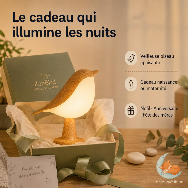 Veilleuse oiseau tactile - ZenBird