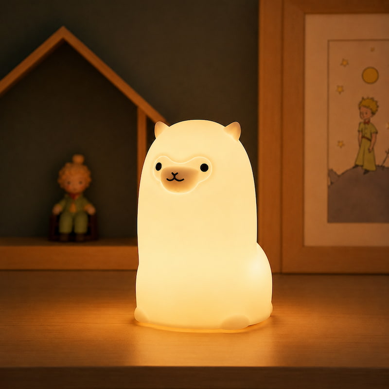 Veilleuse Alpaga en silicone - AlpaLight
