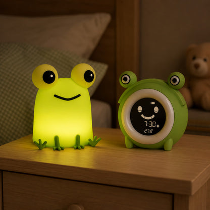 Pack Grenouille | 1 Réveil + 1 Veilleuse 🐸