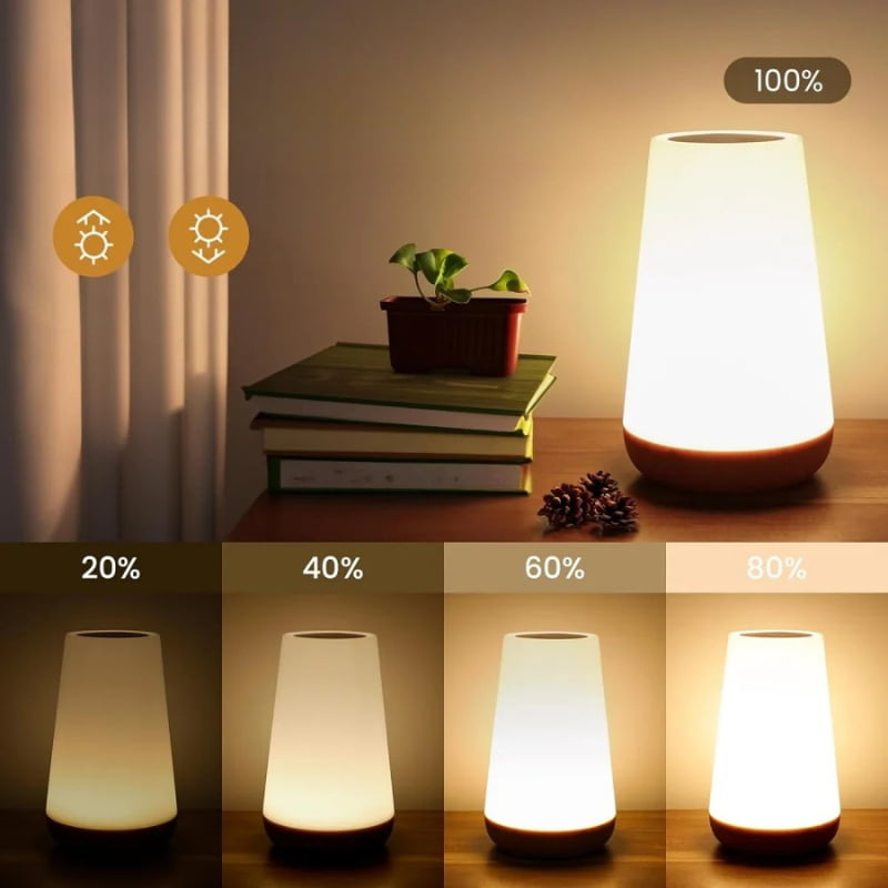 veilleuse de chevet moderne sans fil USB