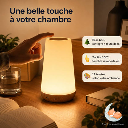 Veilleuse rechargeable tactile adulte et enfant télécommande