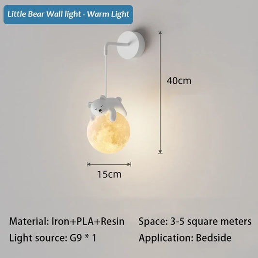 applique murale ourson design chambre enfant