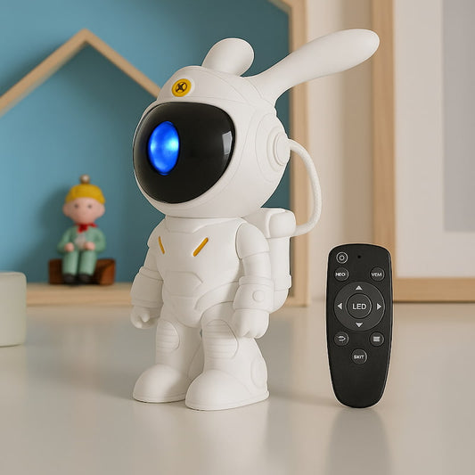 projecteur étoile astronaute lapin télécommandé