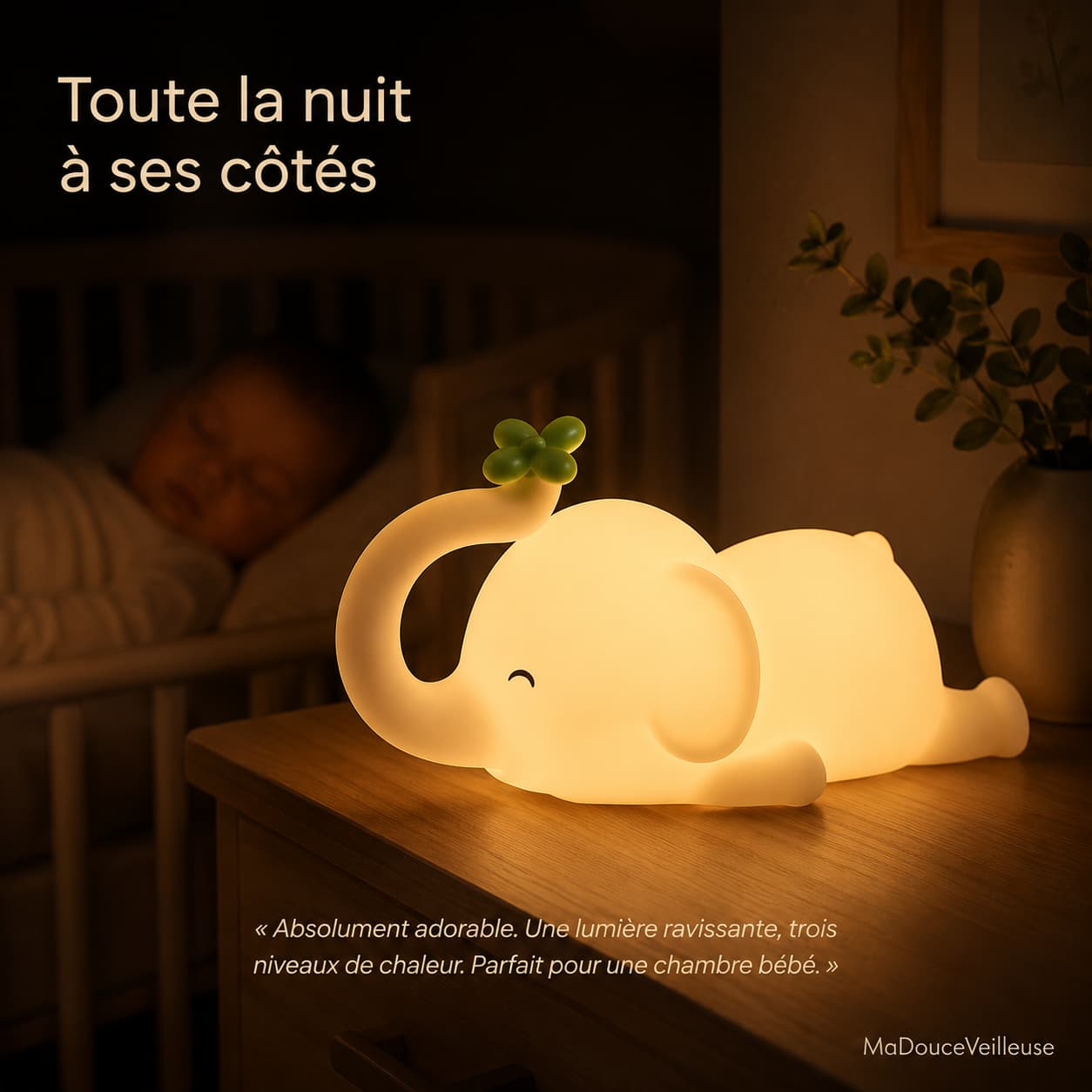 Veilleuse éléphant - ElephGlow
