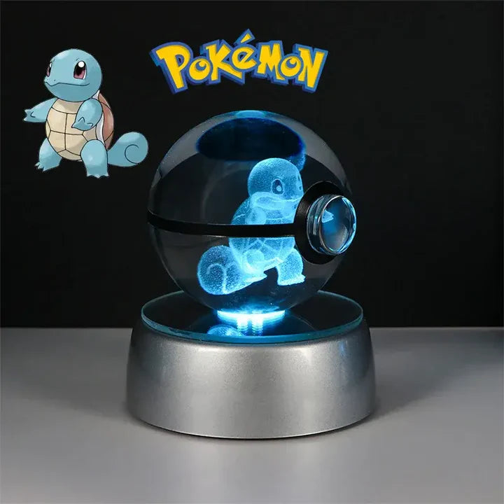 boule cristal pokemon carapuce decor