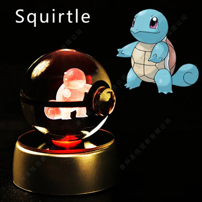 boule cristal pokemon carapuce decor